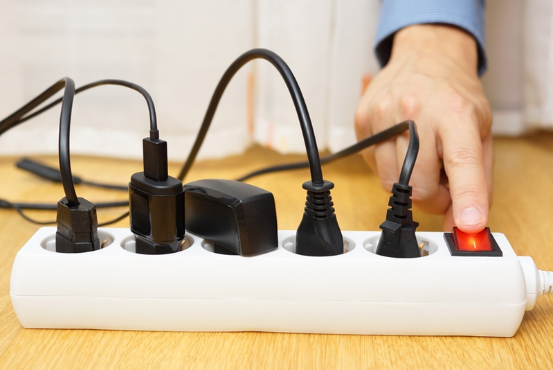 Power strips can help curb phantom charges.